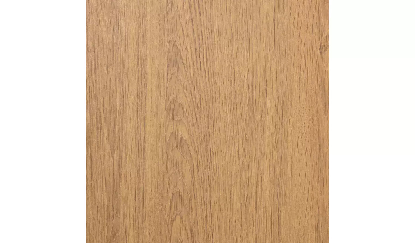 Malibu 3 Door 4 Drawer Mirror Wardrobe - Oak Effect
